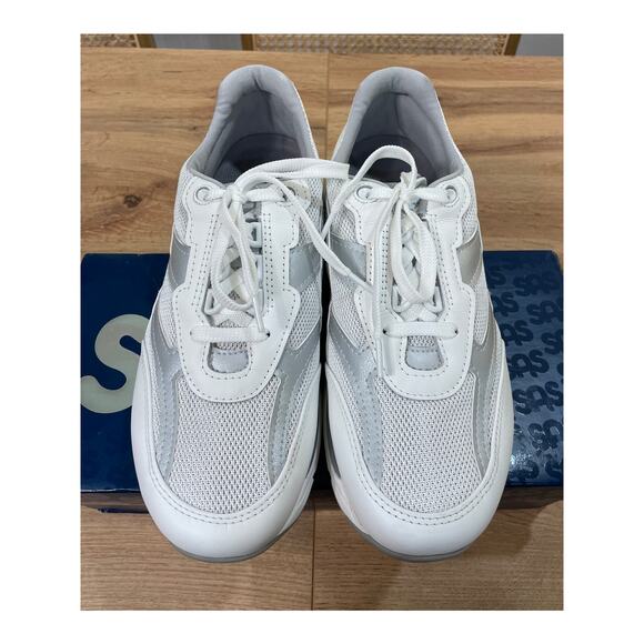 SAS Women's Tour Mesh Lace-Up Sneaker White/Silver Size 10.5 W3 Triple Wide NIB - Picture 5 of 14